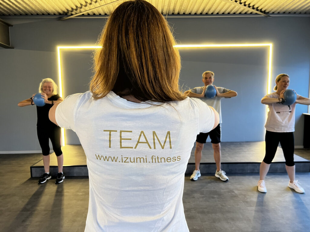 Rehasport-Gruppe beim gemeinsamen Training